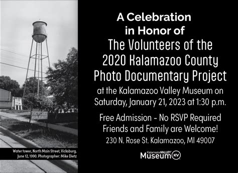 Kalamazoo Valley Museum - A Celebration in Honor of the Volunteers of 2020 Kalamazoo County ...
