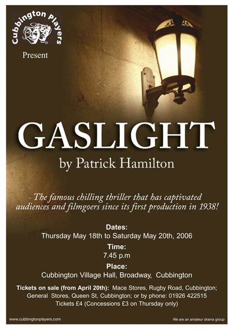 Gaslight (Archive) – Cubbington Players