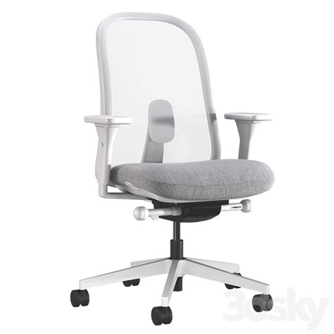 [3DSKY] LINO Office Swivel Chair With Armrests By Herman Miller 3D Model | NEW UPDATE 2023