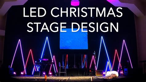 Church LED Christmas Stage Design - YouTube