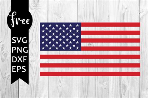 American flag svg free, flag svg, 4th of july svg, instant download, silhouette cameo, shirt ...