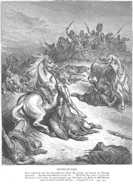 The Death of Saul - Gustave Dore - WikiArt.org