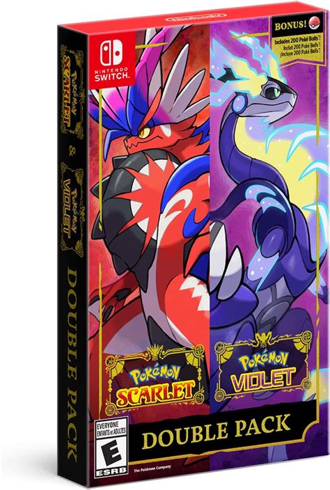 Pokemon Scarlet & Pokemon Violet Double Pack for Nintendo Switch ...