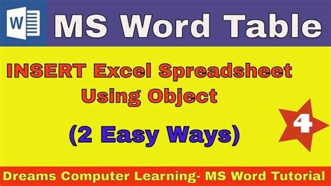 Ms Word Table Formatting Part 1 How To Insert A Table - vrogue.co