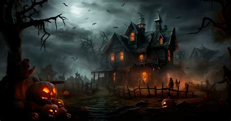 Scary halloween background, Halloween horror ultra hd Generative AI 27645282 Stock Photo at Vecteezy