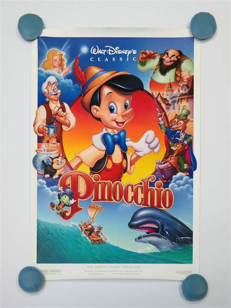 1992 Pinocchio Walt Disney Classic One Sheet Poster - ID ...