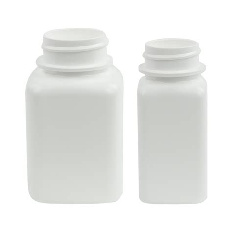 Square HDPE Bottles | U.S. Plastic Corp.