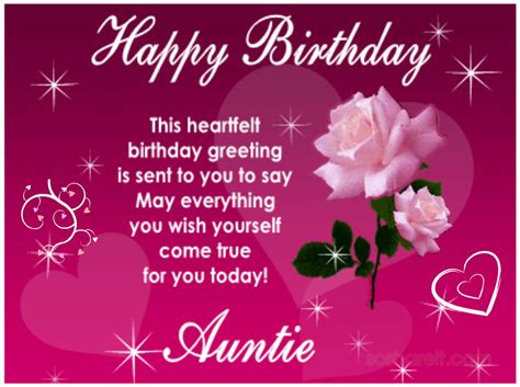 HAPPY BIRTHDAY AUNT WISHES & WALLPAPERS