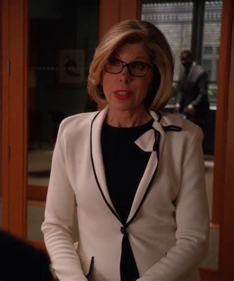 the most dreamy suit jacket (Christine Baranski as Diane Lockhart in The Good Wife) | Lawyer ...