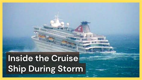 Inside the Cruise Ship During Storm - YouTube