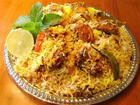 An Appetizing Hyderabadi Chicken Biryani Dish of Hyderabadi | Manthan Diary