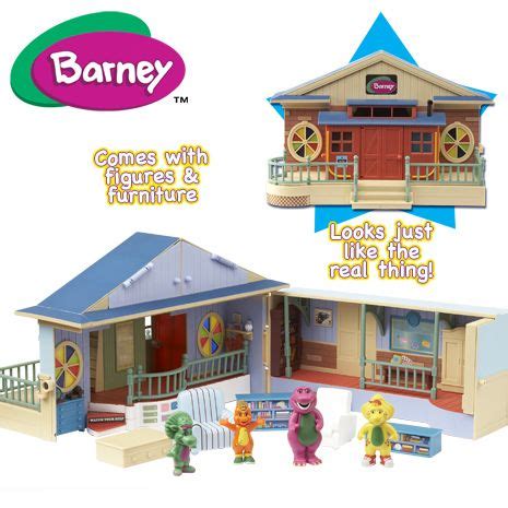 barney Deluxe School House Playset This highly detailed, colourful Schoolhouse Playset comes ...