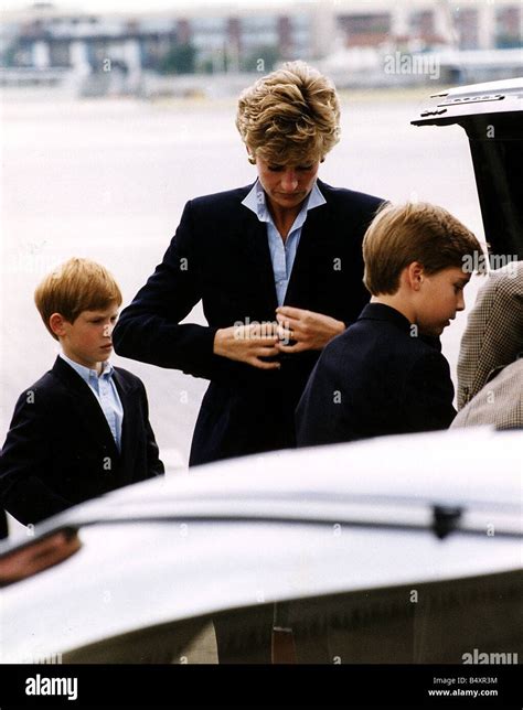 Princess Diana And Her Sons