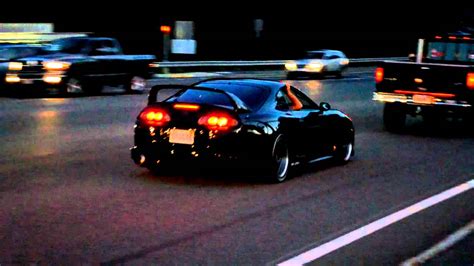 LOUD 800hp Toyota Supra REV FLAMES! HD - YouTube