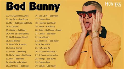 Top Playlist Hits BadBunny - Best Songs Of Bad Bunny 2021 - YouTube