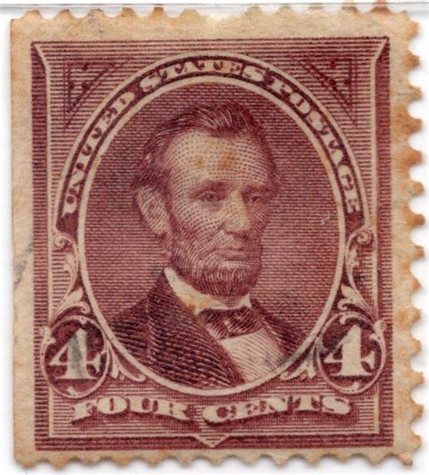 1898 U.S. New Colors of 1895 Issues Abraham Lincoln | Vintage postage stamps, Stamp, Postage stamps