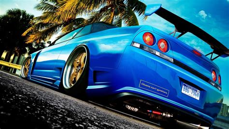 Blue Car HD wallpaper 1920x1080