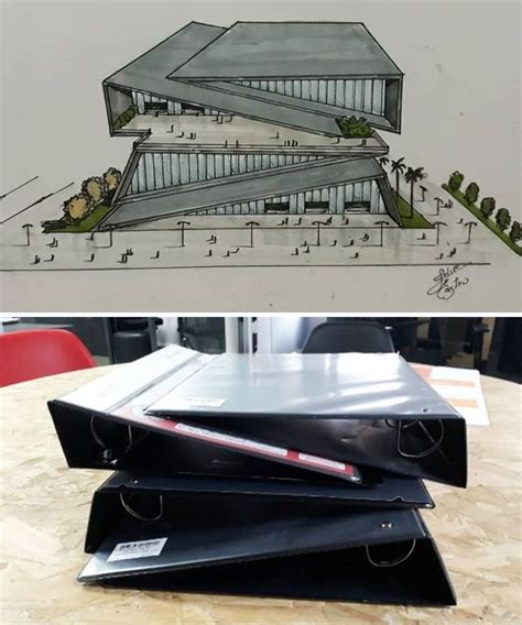 An Architect Draws Buildings Inspired By Everyday Objects (30 Pics ...