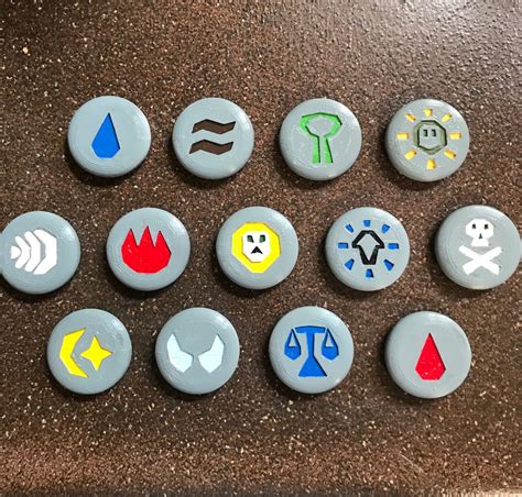 3D printed OSRS Runes!! (album in comments) : r/2007scape