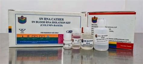 SN Blood RNA Isolation Kit(Column Based) at Rs 7625/piece | RNA ...