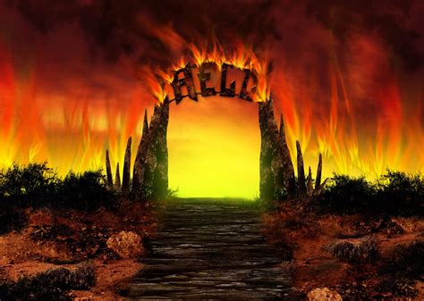 Buy BELECO Hell Gate Photography Backdrop Fabric 9x6ft Hellfire ...