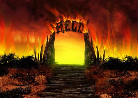 Buy BELECO Hell Gate Photography Backdrop Fabric 9x6ft Hellfire ...