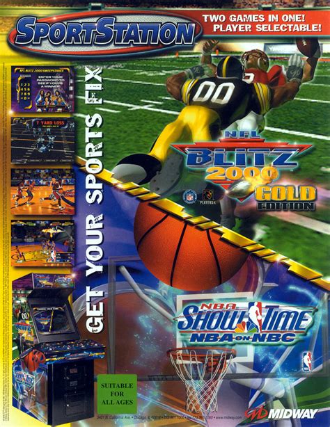 NBA Showtime: NBA on NBC / NFL Blitz 2000: Gold Edition Details - LaunchBox Games Database