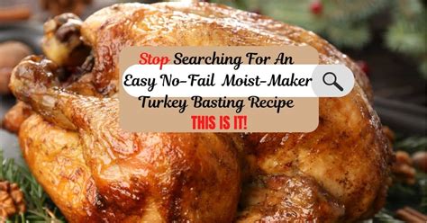 Easy 3 Ingredient Turkey Basting Sauce Recipe + Cheesecloth