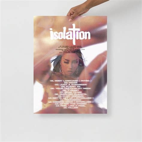 Kali Uchis Isolation Album Cover Poster Poster for Music Lover, Perfect Music Fan Gift - Etsy