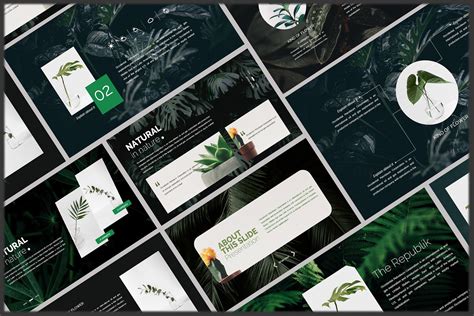 Nature - Google Slides Presentation (320535) | Presentation Templates | Design Bundles