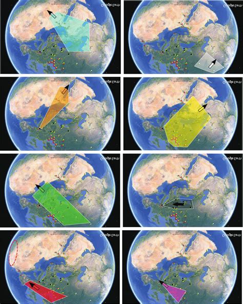 Migration patterns of the bird groups identified at the study area ...