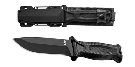 Gerber's best-selling StrongArm Black Knife with Sheath $42 shipped