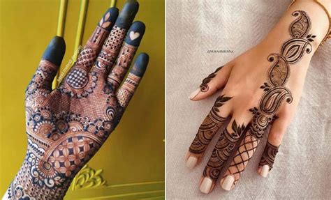 Simple Henna Hand Patterns