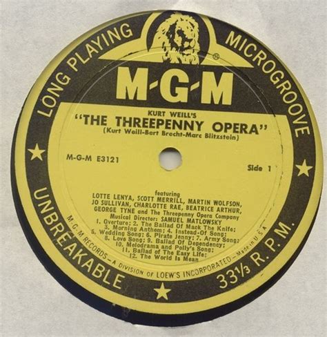 Mack the Knife through the ages | The threepenny opera, Mack the knife, Score cover