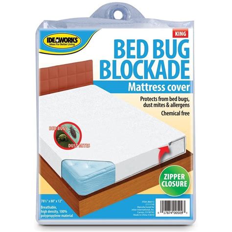 Ideaworks Bed Bug Blockade Mattress Cover- King Size Mattress: Amazon.co.uk: Kitchen & Home