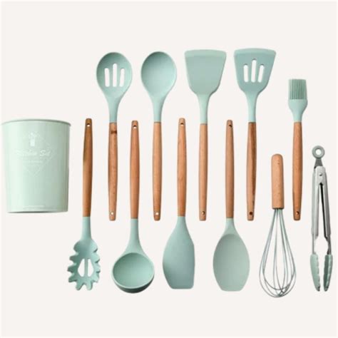 Ustensiles de cuisine en silicone - Set complet – Maison Roche D'Art