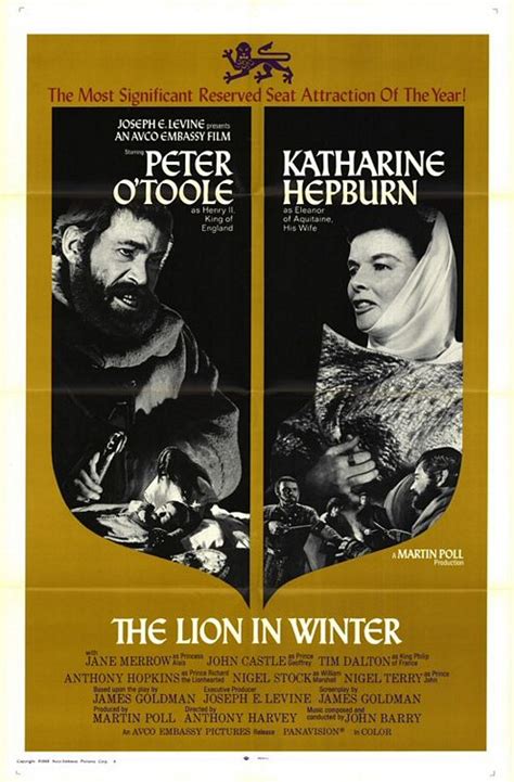 The Lion in Winter Movie Poster (#1 of 3) - IMP Awards