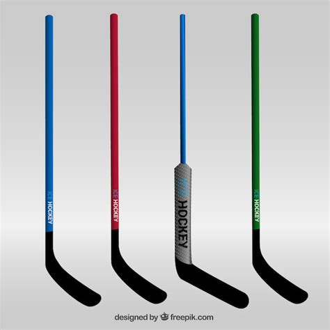 Hockey sticks set Vector | Free Download