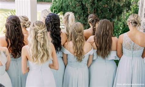 Beautiful Bridesmaid Hairstyles to Perfectly Fit Your Wedding Vibe