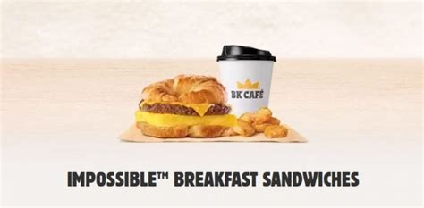 Burger King Introduces New Impossible Croissan'wich And Impossible Biscuit As Part Of New ...