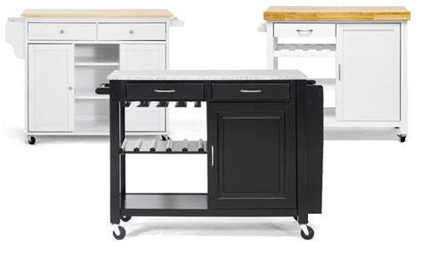 Modern Kitchen-Island Carts | Groupon Goods