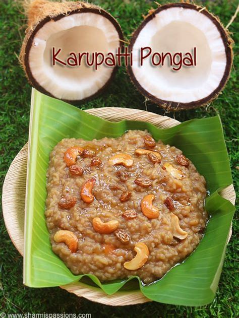 Karupatti pongal recipe, Palm jaggery pongal recipe | Sweet pongal ...