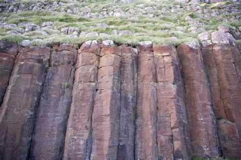 Basalt Columns on Suduroy on the Faroe Islands Stock Image - Image of ...