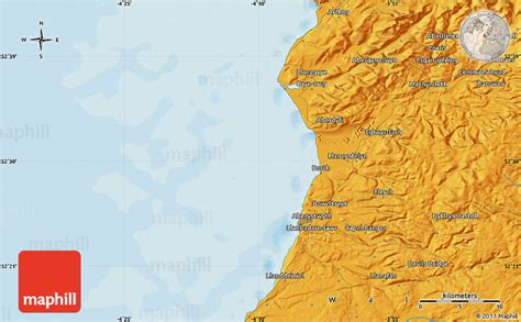 Political Map of Towyn