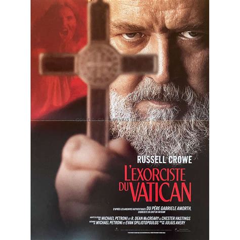 THE POPE'S EXORCIST French Movie Poster - 15x21 in. - 2023