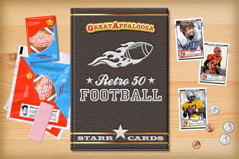 Custom Football Cards - Retro 50™ Series Starr Cards