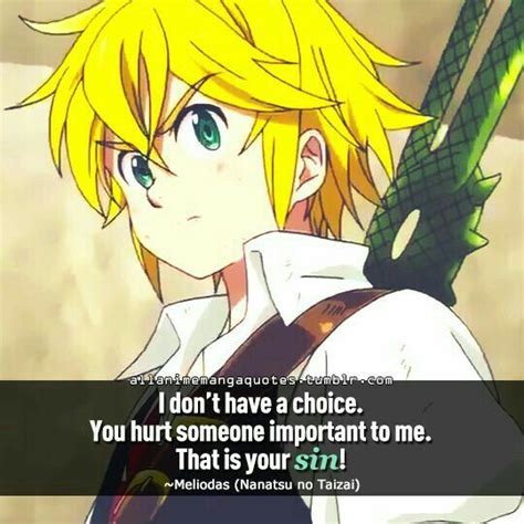 Pin by Aya Hussam on Manga | Manga quotes, Seven deadly sins anime, Seven deady sins