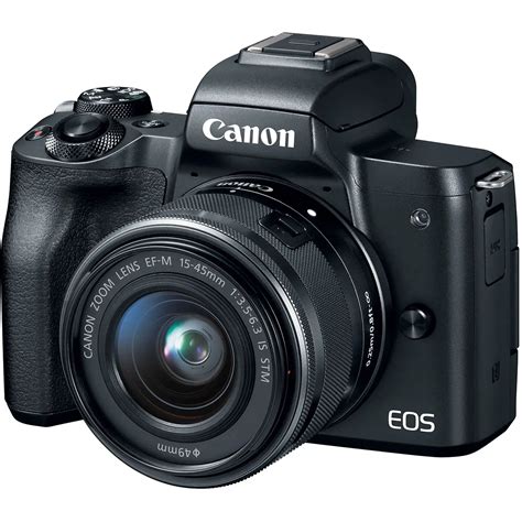 كاميرا كانون Canon M50 بدون مرآة مع عدسة EF-M 15-45mm f/3.5-6.3 IS STM ...