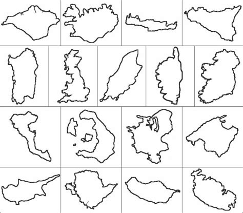 Island Outline Map