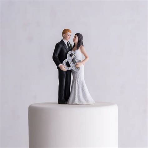 Personalized Wedding Cake Topper - Wedding Couple - Modern Wedding Cake ...